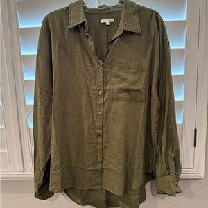 Z Supply Olive Green Shirt